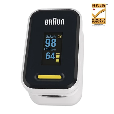 Braun BPX800CA Pulse Oximeter, Health Canada Registered