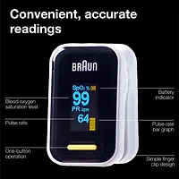 Braun BPX800CA Pulse Oximeter, Health Canada Registered