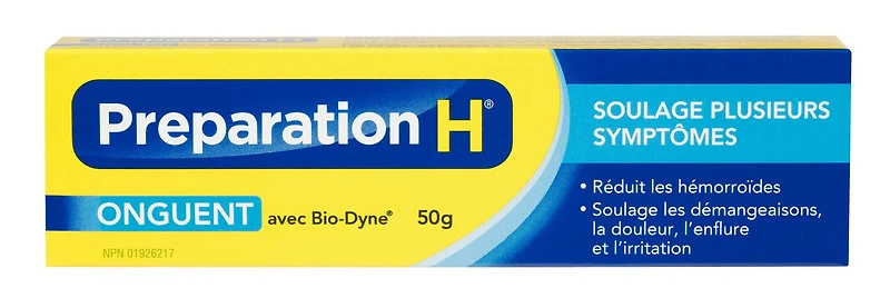 Preparation H® Multi-Symptom Hemorrhoid Treatment Ointment with Bio-Dyne, 50g Tube