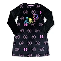 Jojo Siwa Chemise de nuit à manche longue en velours pour fille