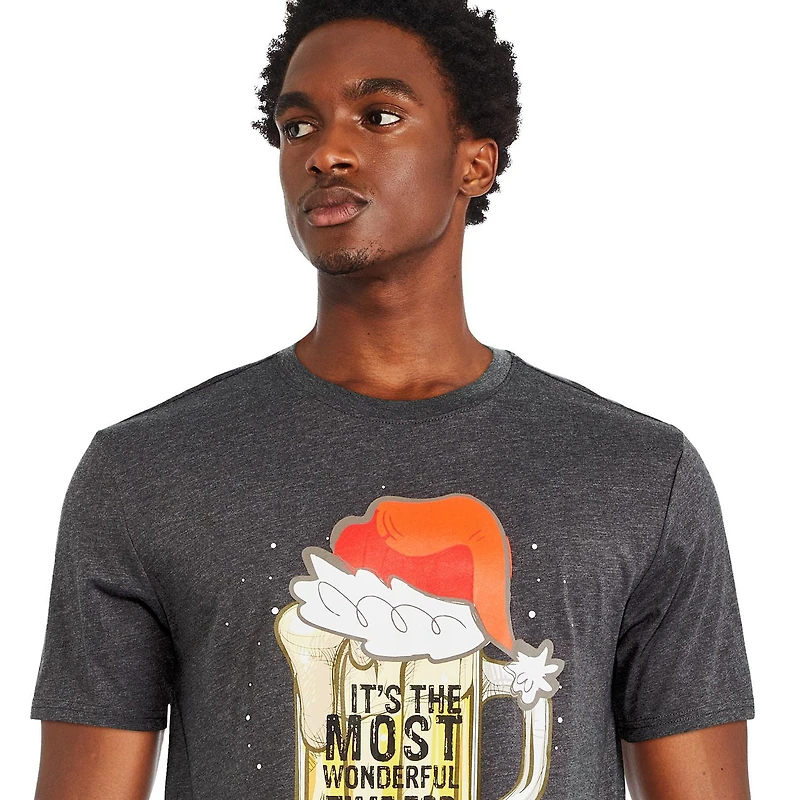 T-shirt de Noël George pour hommes