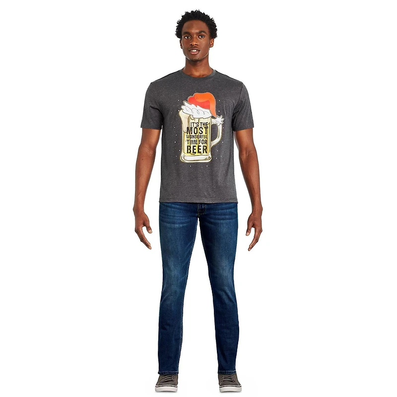 T-shirt de Noël George pour hommes