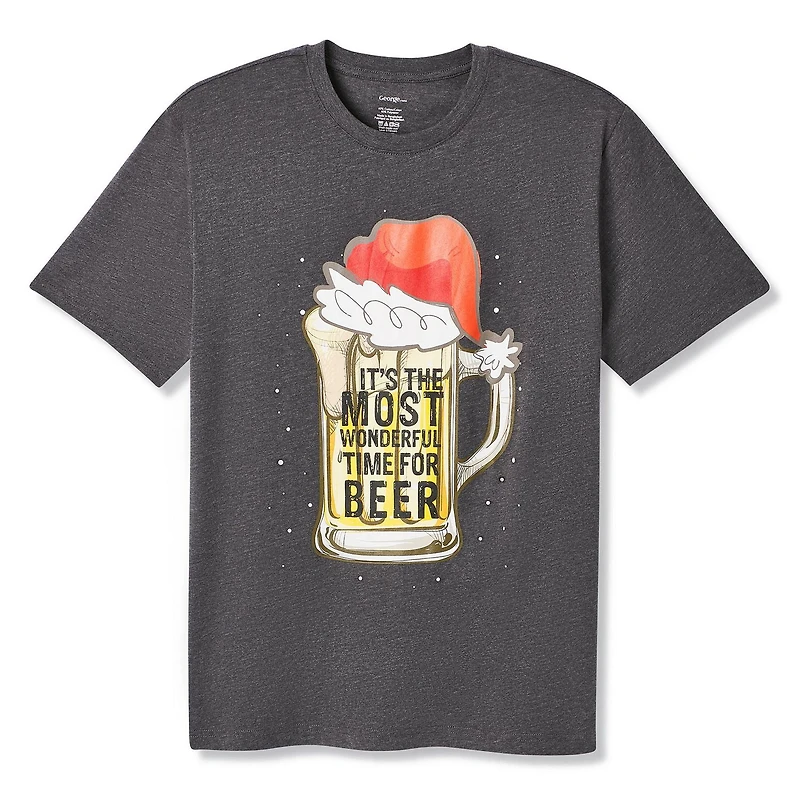 T-shirt de Noël George pour hommes