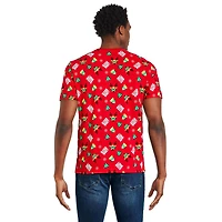 George Men's Printed Christmas Tee