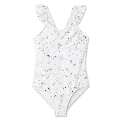 George Girls' One Piece Ruffle Swimsuit