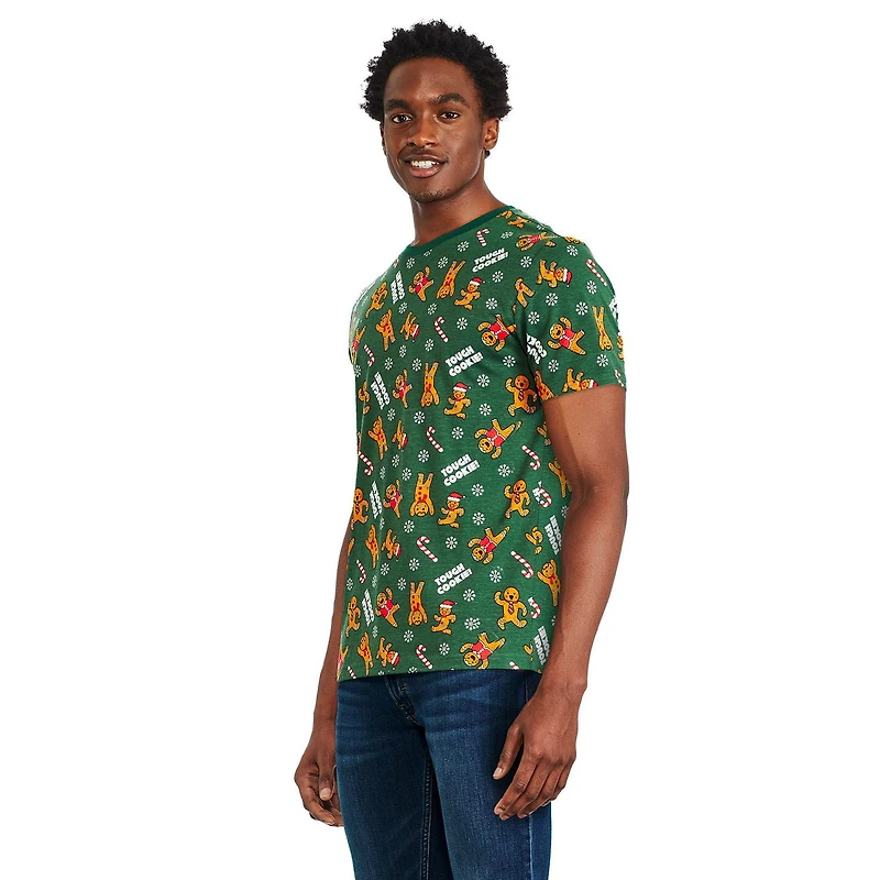 T-shirt de Noël imprimé George pour hommes