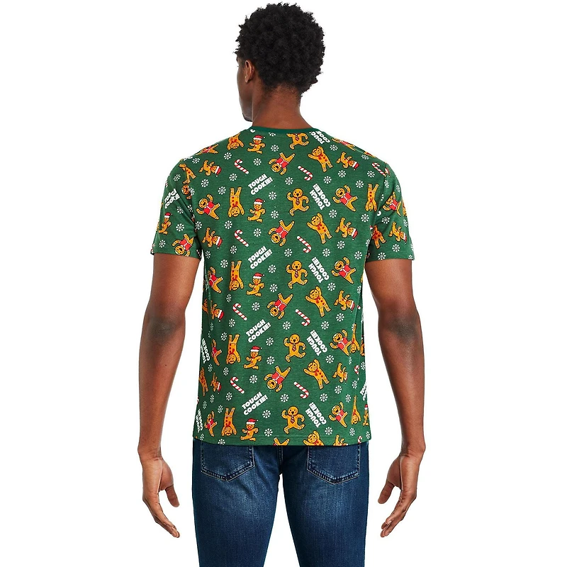 T-shirt de Noël imprimé George pour hommes