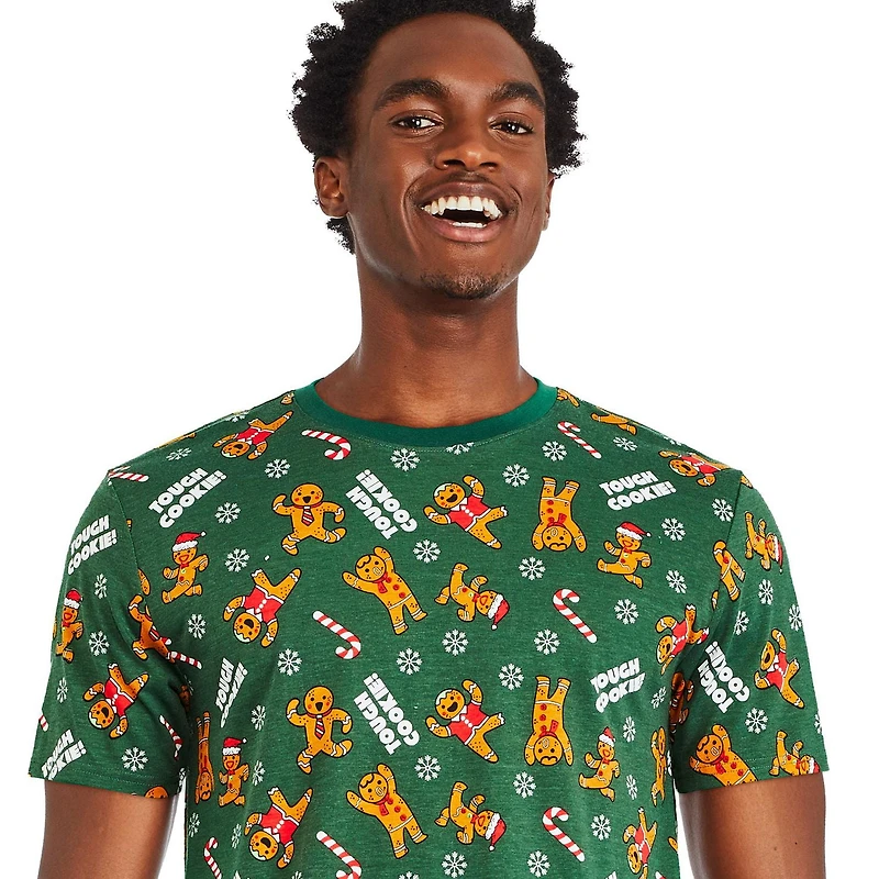 T-shirt de Noël imprimé George pour hommes