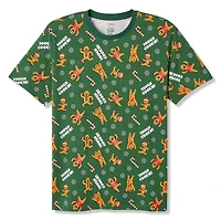 T-shirt de Noël imprimé George pour hommes