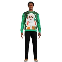 Coton ouaté de Noël avec encolure ronde George pour hommes