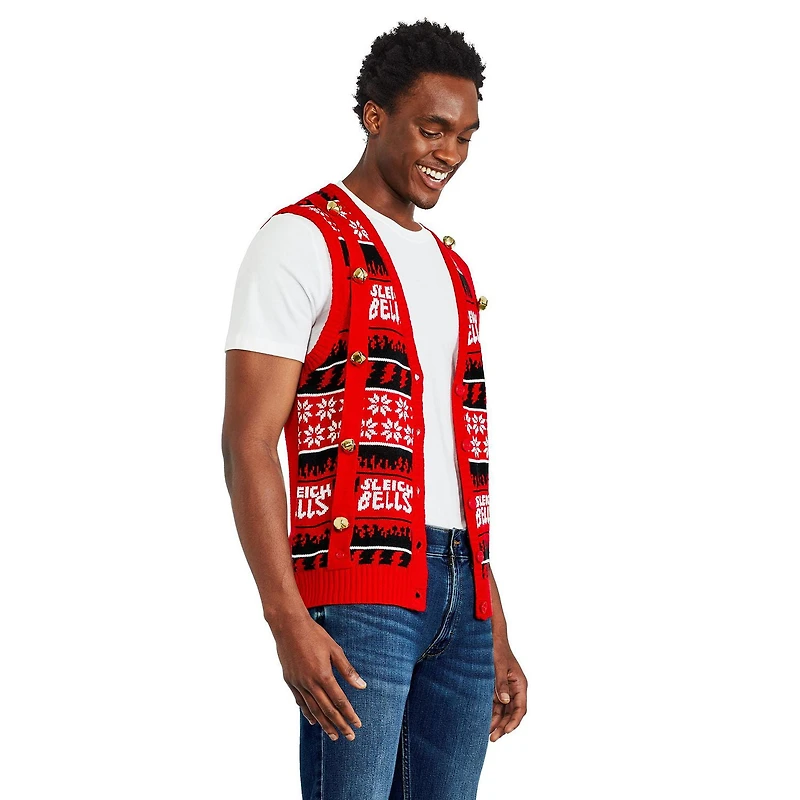 George Men's Christmas Bell Vest