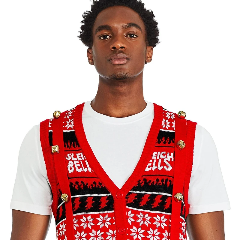 George Men's Christmas Bell Vest