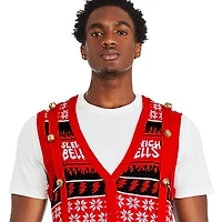 George Men's Christmas Bell Vest