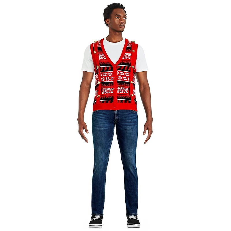George Men's Christmas Bell Vest