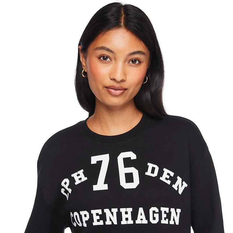 No Boundaries Women's Cropped Fleece Popover, Sizes XS-XXL