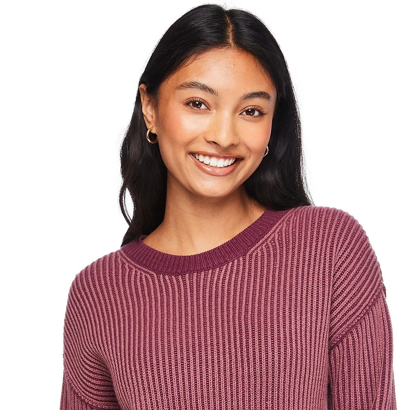 No Boundaries Women's Oversized Sweater, Sizes XS-XXL