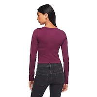 No Boundaries Women's Long Sleeve Tee