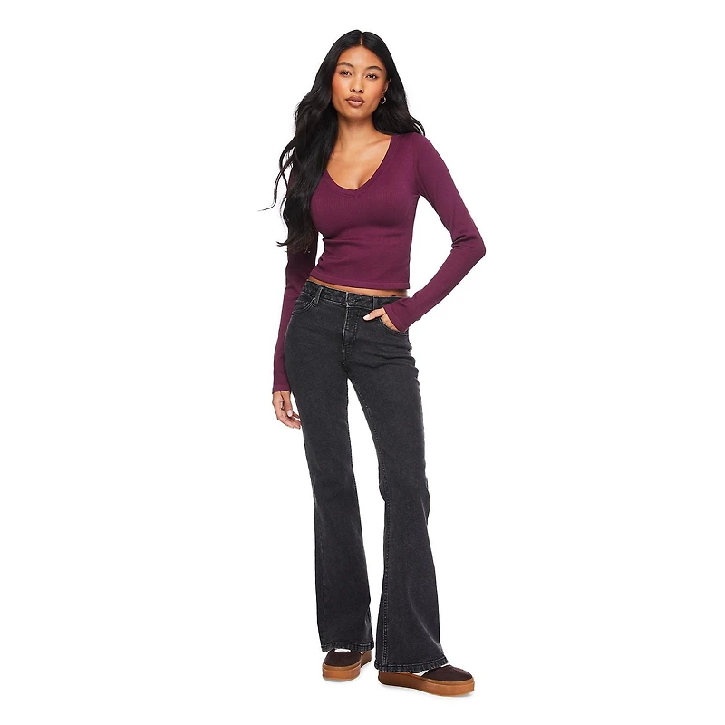 No Boundaries Women's Long Sleeve Tee