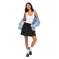 No Boundaries Women's Pleated Skirt, Sizes XS-XXL
