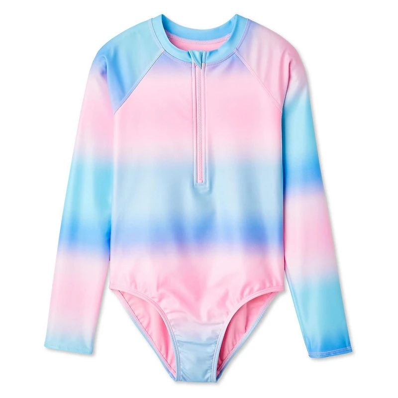 George Girls' Long-Sleeve One Piece Rashguard