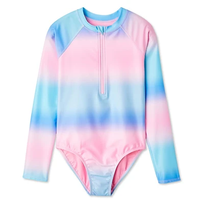 George Girls' Long-Sleeve One Piece Rashguard