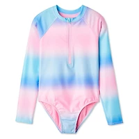George Girls' Long-Sleeve One Piece Rashguard