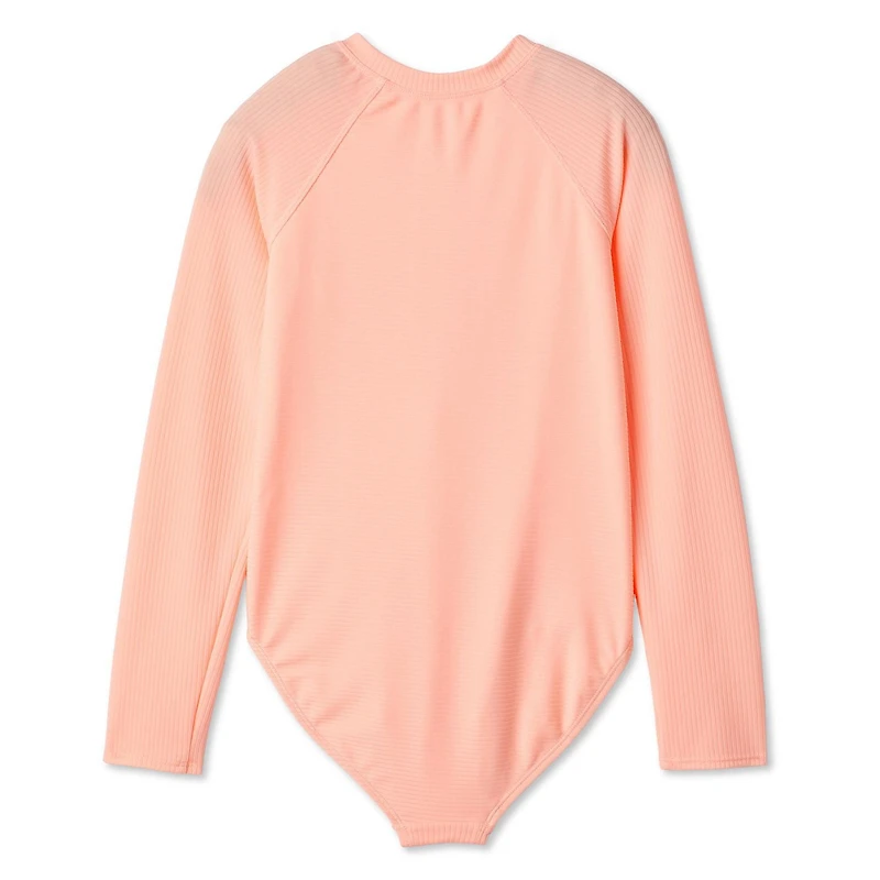 Maillot de bain une pièce anti-UV à manches longues George pour filles