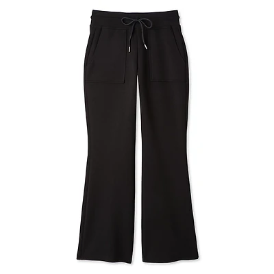 Pantalon de survêtement évasé en tricot doux George pour femmes