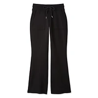 Pantalon de survêtement évasé en tricot doux George pour femmes