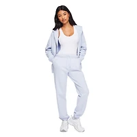 Haut à capuchon zippé en molleton surdimensionné No Boundaries pour femmes Tailles TTP-TTG