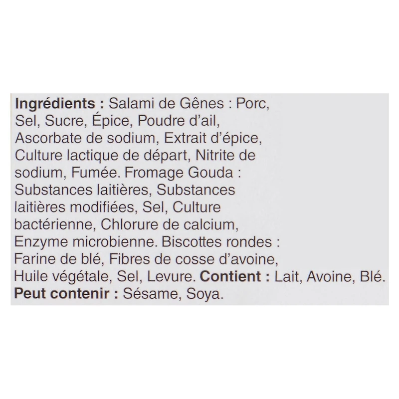 Trousse-collation au salami de Gênes salé à sec Schneiders 75 g