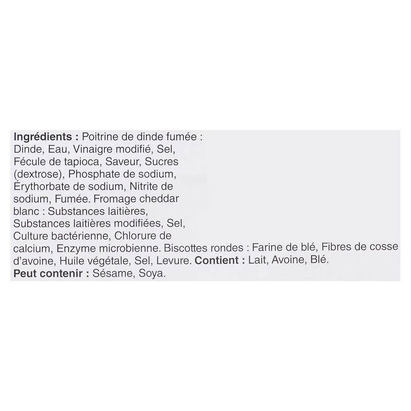 Schneiders Hardwood Smoked Turkey Breast Snack Kit, 75 g