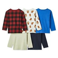 George Toddler Boys' Long Sleeve Tee 5-Pack