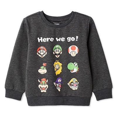 Super Mario Toddler Boys' Graphic Sweatshirt