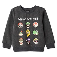 Super Mario Toddler Boys' Graphic Sweatshirt