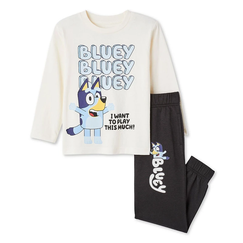 Ensemble 2 pièces avec t-shirt Bluey pour petits garçons