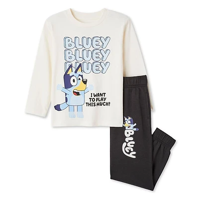 Ensemble 2 pièces avec t-shirt Bluey pour petits garçons