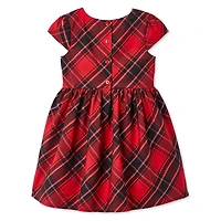Robe à motif écossais George pour petites filles