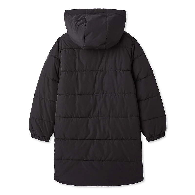 Doudoune longue à capuchon George pour filles