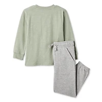 George Toddler Boys' Long-Sleeve T-Shirt 2-Piece Set