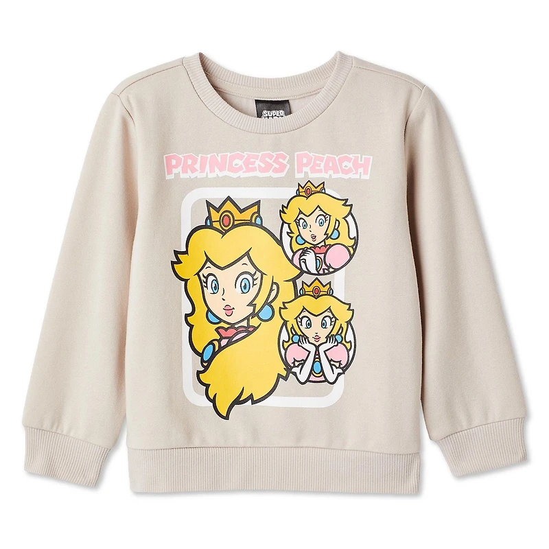 Super Mario Toddler Boys' Princess Peach Sweatshirt