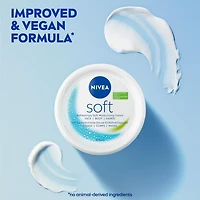 NIVEA Soft All-Purpose Moisturizing Cream, Face, Hand and Body Cream, 300 mL