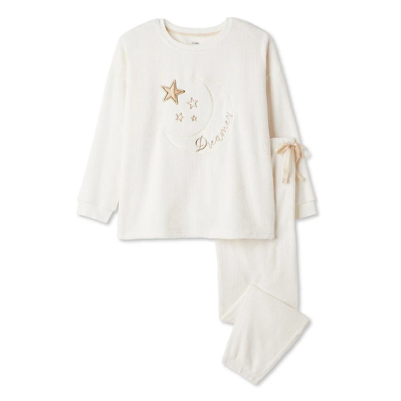 George Women's Plus Plush Pajama 2-Piece Set
