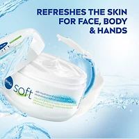NIVEA Soft All-Purpose Moisturizing Cream, Face, Hand and Body Cream, 300 mL