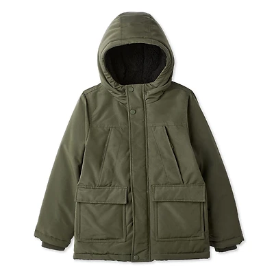 George Boys' Hooded Long Parka