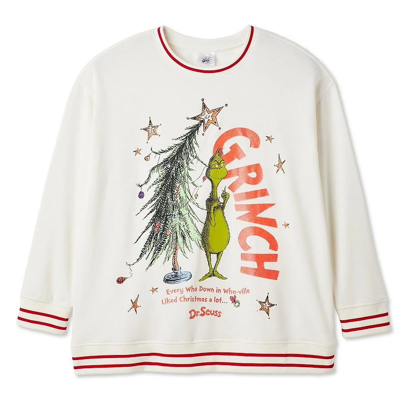 Coton ouaté à imprimé graphique Le Grinch Plus pour femmes