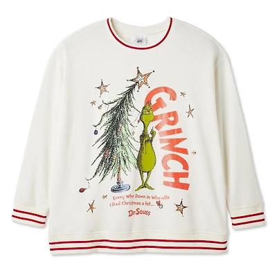 Coton ouaté à imprimé graphique Le Grinch Plus pour femmes
