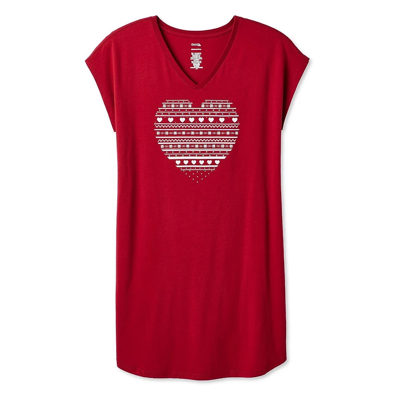 George Women's V-Neck Nightshirt