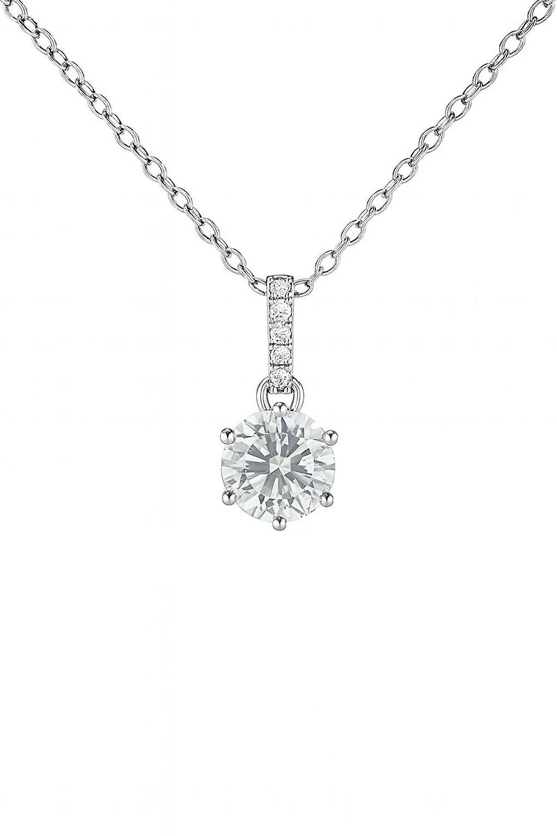 Luxury Designs Ensemble collier et boucles d'oreilles en zircone cubique