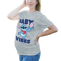 Haut à manches courtes Maternité Disney Lilo & Stitch Baby Vibes